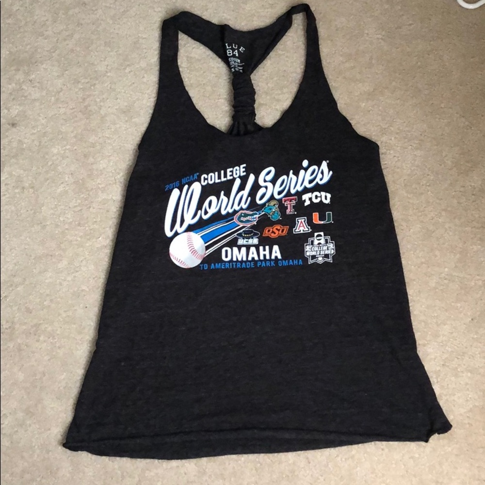 college world series tank top